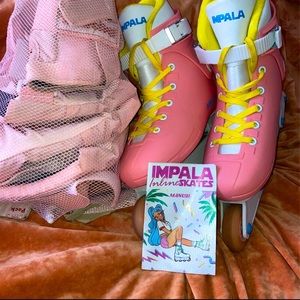 Impala lightspeed inline skates- pink/yellow 
Size US women’s 8